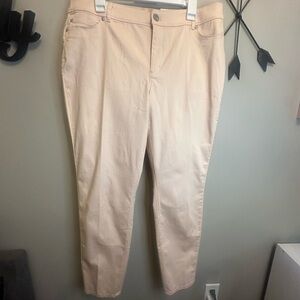 Women's Skinny Pants in Cream